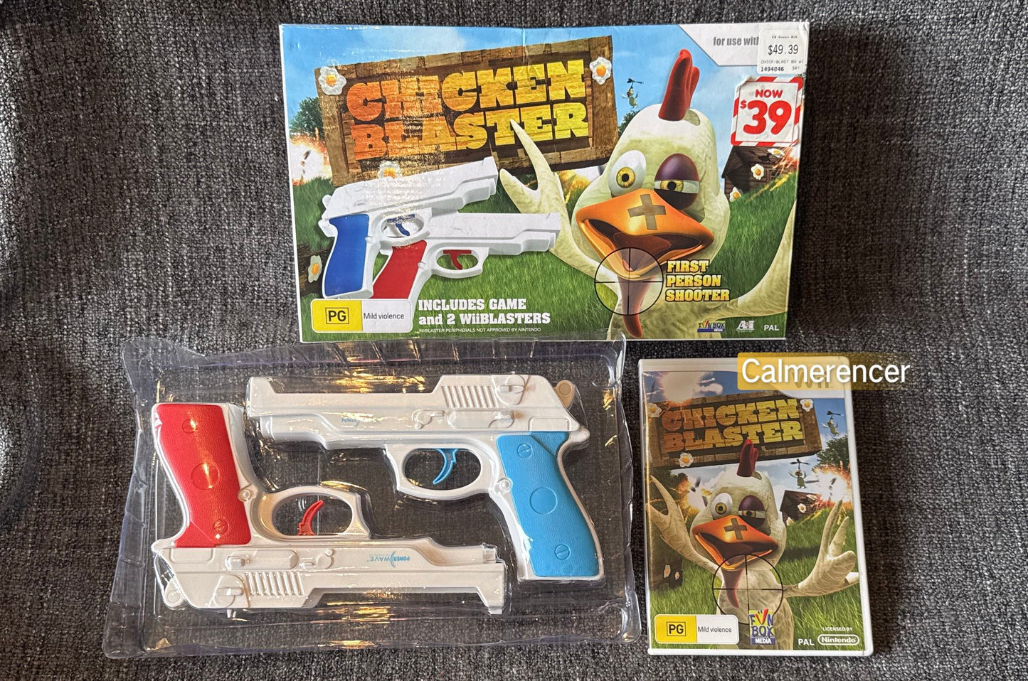 Boxed Chicken Blaster - Nintendo Wii game