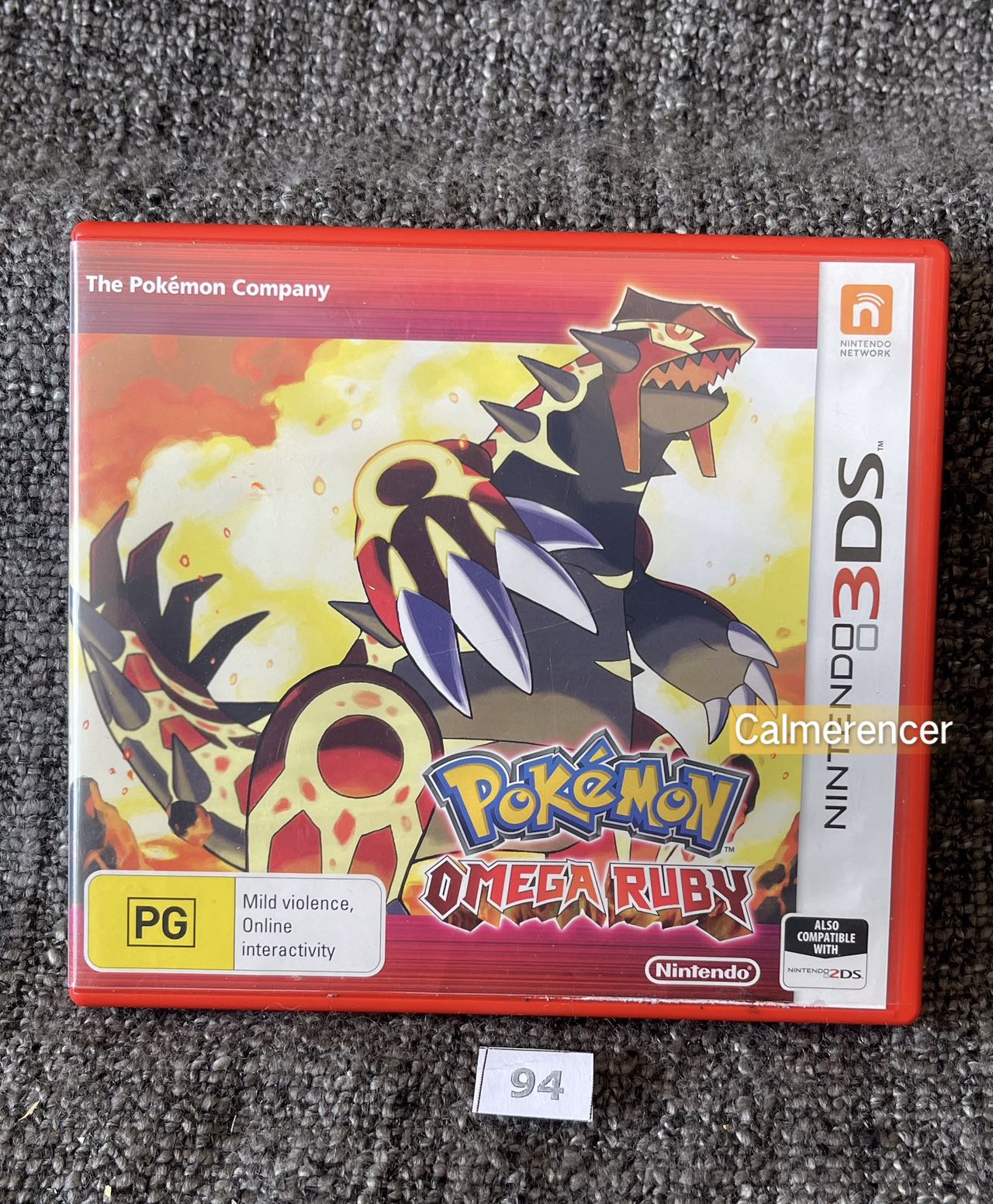 Pokemon Omega Ruby Game Nintendo 3DS