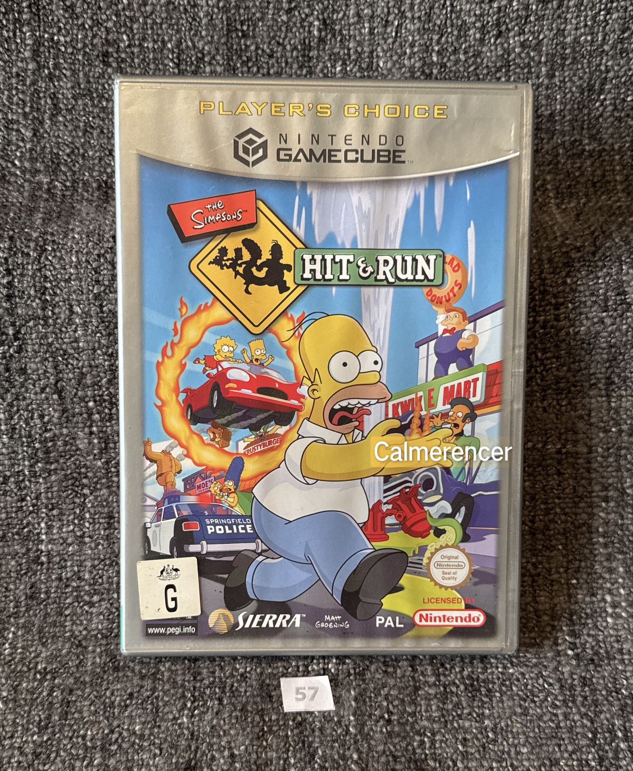 The Simpson Hit & Run Game - Nintendo Gamecube - Pal Version