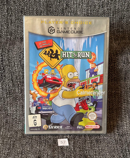 The Simpson Hit & Run Game - Nintendo Gamecube - Pal Version