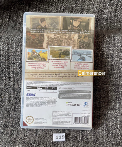 Valkyria Chronicles 4 Game - Nintendo Switch