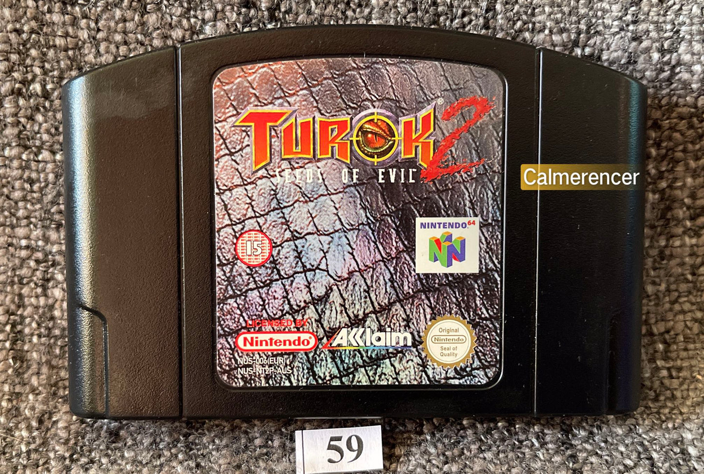 Turok 2 Seeds of Evil - Nintendo 64 / N64 - Pal Version