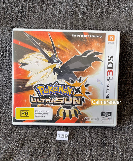 Pokemon Ultra Sun Game Nintendo 3DS