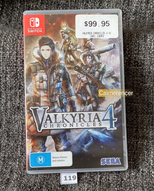 Valkyria Chronicles 4 Game - Nintendo Switch