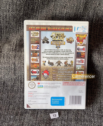 Metal Slug - Nintendo Wii game