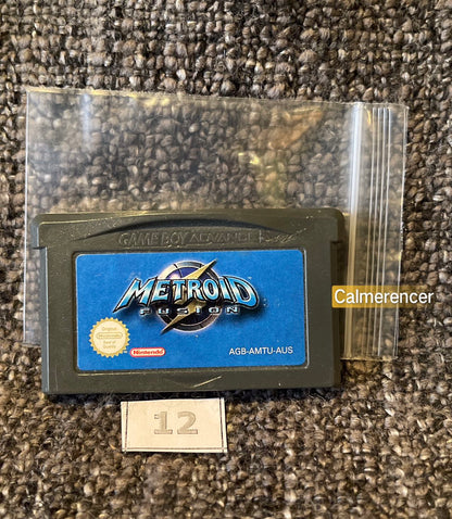 Metroid Fusion Game -Nintendo Gameboy Advance Cart GBA  - Pal Version