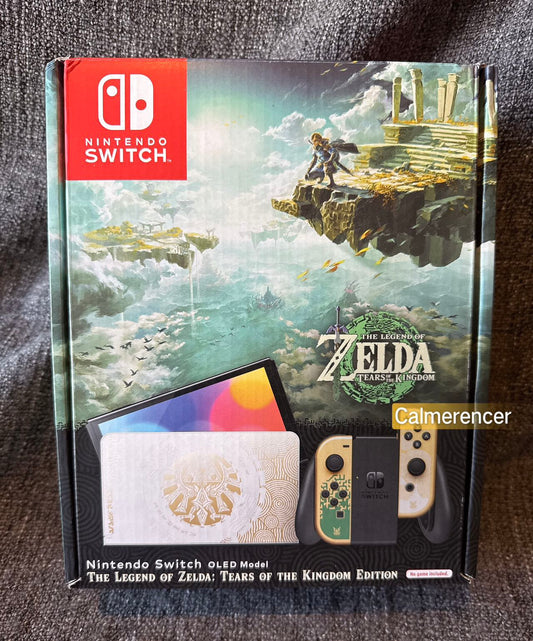 The Legend Of Zelda Tears Of The Kingdom Nintendo Switch OLED Limited Edition Console Boxed - Brand New