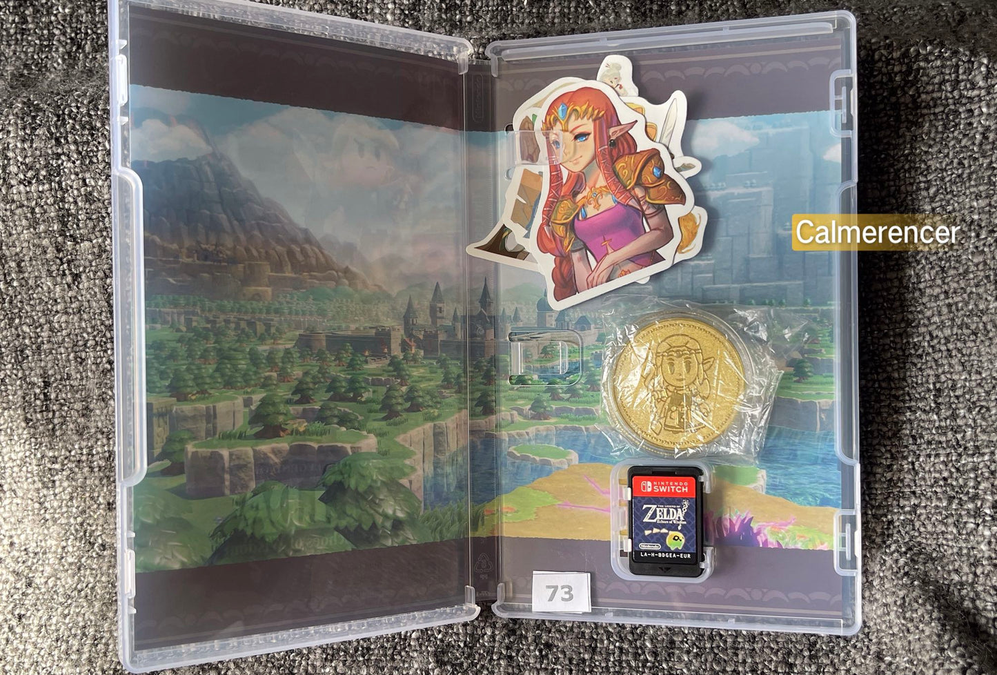 Brand New & Unused - The Legend Of Zelda Echoes Of Wisdom Game + Limited Edition Zelda Coin - Nintendo Switch