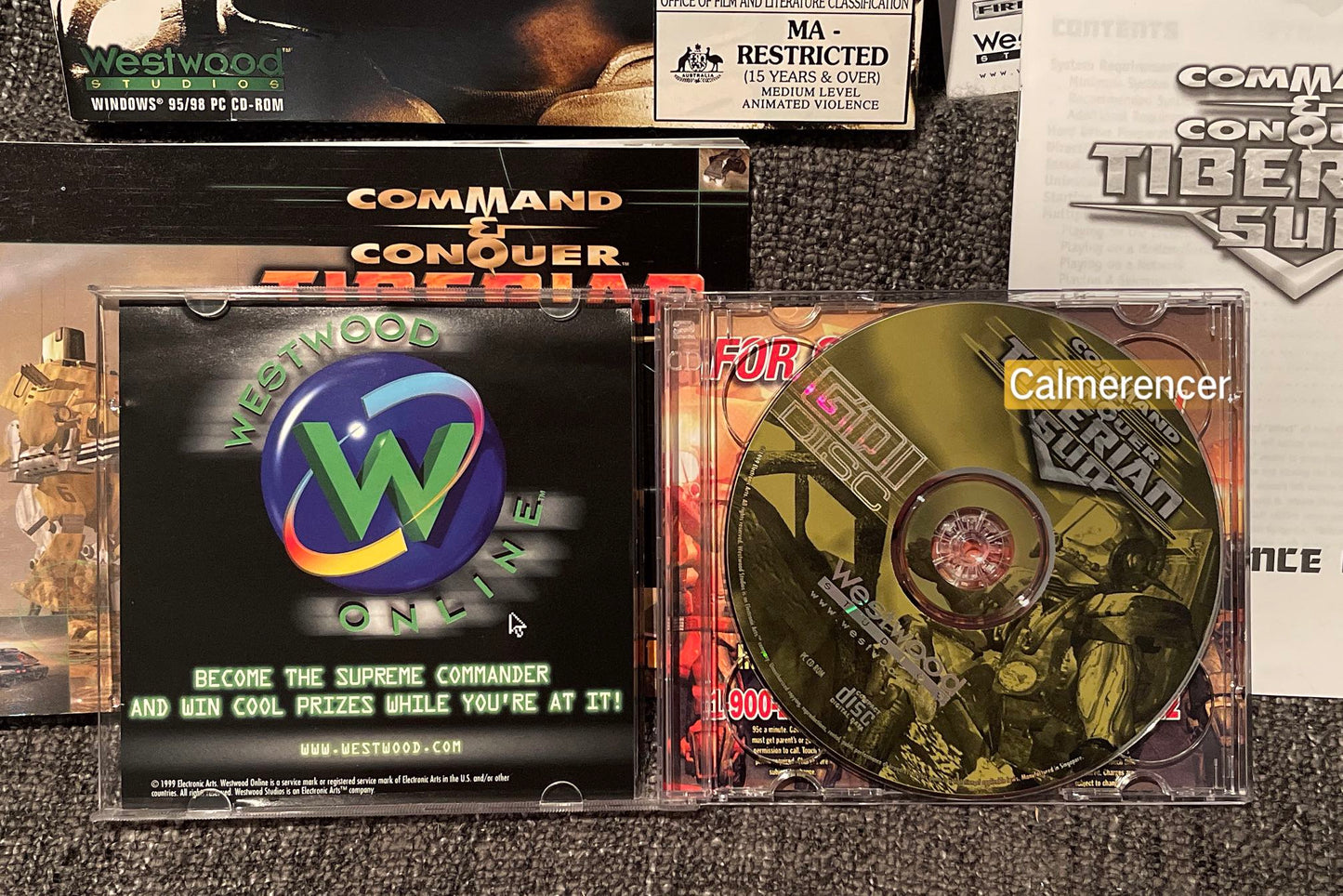 Command & Conquer Tiberian Sun Game - PC - CD ROM - Big Box