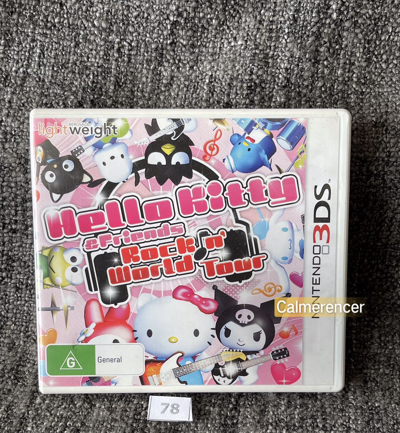 Hello Kitty & Friends Rock N World Tour Game Nintendo 3DS