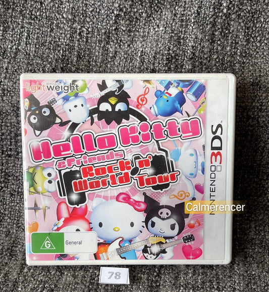 Hello Kitty & Friends Rock N World Tour Game Nintendo 3DS